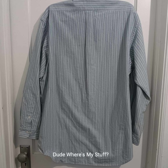 RALPH LAUREN BLUE LABEL YARMOUTH OXFORD - MEN'S SIZE 17 (34-35) - LIGHT GREEN - Picture 4 of 4